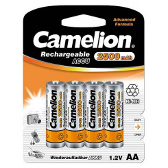 Camelion AA/HR6 2500 mAh Rechargeable Batteries Ni-MH 4 pc(s)