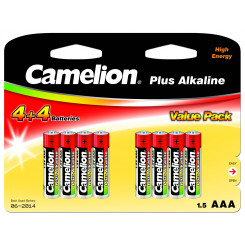 Camelion AAA/LR03 Plus Alkaline 8 tk