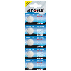 Arcas CR2032 Lithium 5 pc(s)