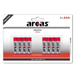Arcas AAA/LR03 Alkaline 8 tk