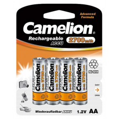 Camelion AA / HR6 2700 mAh Rechargeable Batteries Ni-MH 4 pc(s)