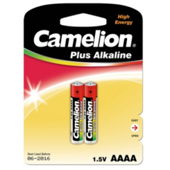 Camelion Plus Alkaline AAAA 1,5 В (LR61), 2 шт. (для игрушек, пультов дистанционного управления и подобных устройств) Camelion