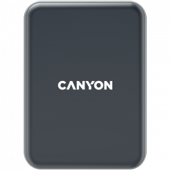 CANYON CH-15, Autohoidik ja juhtmevaba laadija MegaFix, C-15, 15W, Sisend: USB-C: 5V/2A, 9V/3A; Väljund: 5W, 7,5W, 10W, 15W;89*65*12mm,0,195kg, must