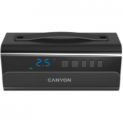 CANYON AP-118, Air Pump, USB Rechargeable Electric Air Pump:Vendor device name:AP-118 ;Battery Capacity:2000mah*4 ; Working Voltage:14.8V ; Max Current:13.5A;Max Pressure:100PSI; Air flow:38L/Min;Charging: 17.5V 1Acharger;Working Temperature: -10 to +45°;