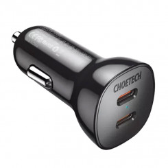 Автомобильное зарядное устройство Choetech TC0008 40 Вт, 2 порта USB-C