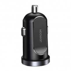Joyroom C-A08 car charger, 1x USB QC3.0, 1x USB-C PD 30W (black)