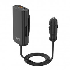 Автомобильное зарядное устройство Budi 105 Вт, USB+USB-C, PD+QC 3.0 (черный)