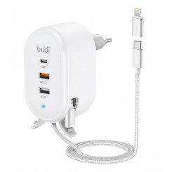 Budi 30W charger with 1m cable (white)