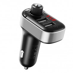 Автомобильное зарядное устройство XO Smart Bluetooth TZ08 (черное)