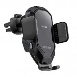Vipfan W02 gravity car holder with 15W Qi induction charger (black)