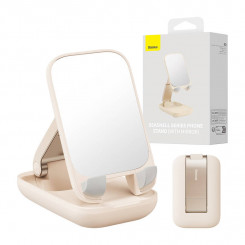 Baseus phone holder with mirror (light pink)