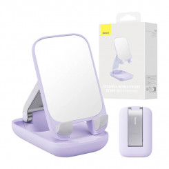 Baseus phone holder with mirror (purple)