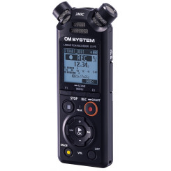 Olympuse lineaarne PCM salvesti LS-P5 laetav mikrofoni ühendus Stereo FLAC / PCM (WAV) / MP3 must MP3 taasesitus 59 tundi 35 min