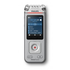 Philips Voice Tracer DVT4110 / 00 dictaphone Flash card Chrome, Silver