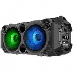 Kõlar SVEN PS-550, must, väljundvõimsus 2x18W (RMS), Bluetooth, FM, USB, microSD, LED-ekraan, liitiumaku