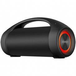 Speaker SVEN PS-370, black (40W, Waterproof (IPx5), TWS, Bluetooth, FM, USB, microSD, 2x3600mA*h); SV-020408