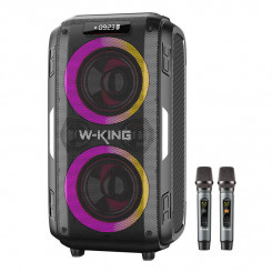 Беспроводная Bluetooth-колонка W-KING T9 Pro 120 Вт (черная)