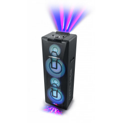 Muse Party Box Double Bluetooth CD kõlar M-1990 DJ 1000 W Juhtmeta ühendus Must Bluetooth