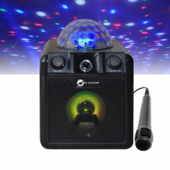N-Geari kaasaskantav Bluetooth ja Disco karaokekõlar Disco Block 410 50 W juhtmeta ühendus Must Bluetooth
