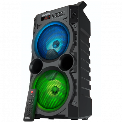 Kõlar SVEN PS-440, must (20W, TWS, Bluetooth, FM, USB, microSD, LED-ekraan, RC, 2000mA*h)