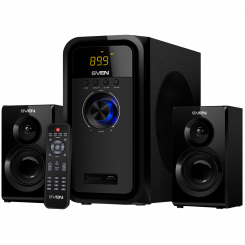 Speakers SVEN MS-2051, black (55W, FM, USB / SD, Display, RC, Bluetooth)