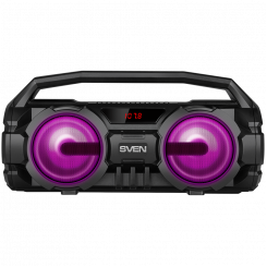 SVEN PS-415, must, Bluetooth, LED ekraan, USB, Karaoke funktsioon.