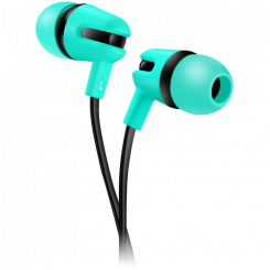 CANYON SEP-4, stereokõrvaklapid mikrofoniga, 1,2 m lamekaabel, roheline, 22 * 12 * 12 mm, 0,013 kg