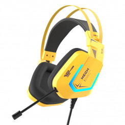 Dareu EH732 USB RGB mängukõrvaklapid (kollased)