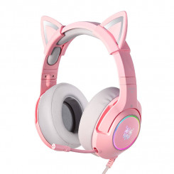 ONIKUMA K9 mänguri kõrvaklapid Pink RGB