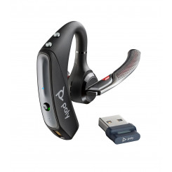 Poly 5200 Peakomplekt Juhtmeta Kõrvakonks Auto/Kodukontor Bluetooth Laadimisalus Must