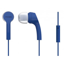 Koss Headphones KEB9iB 3.5mm (1/8 inch) In-ear Microphone Blue