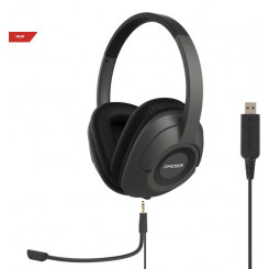 Koss Headphones SB42 USB Wired On-Ear Microphone Black/Grey