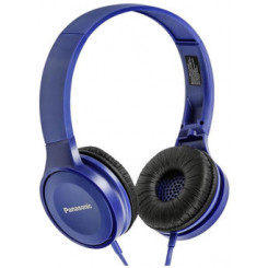 Panasonicu stereokõrvaklapid RP-HF100ME-A Juhtmega kõrvapealne mikrofon Sinine