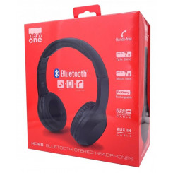 New-One Headphones  HD 68 Wireless Bluetooth Black