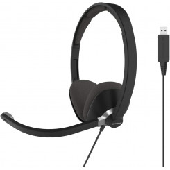 Koss USB sidepeakomplektid CS300 juhtmega kõrvas olev mikrofon Mürasummutav must