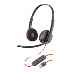 Poly Blackwire C3220 USB-A Black Headset (Bulk)