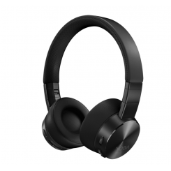 Lenovo aktiivse mürasummutusega kõrvaklapid Jooga Bluetooth 5.0; USB digitaalne heli Shadow Black ANC