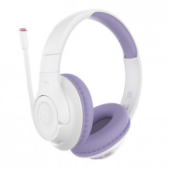 Belkin SOUNDFORMINSPIRE OVEREAR HEADSET LAV Wired & Wireless Head-band Calls / Music USB Type-C Bluetooth Lavender, White