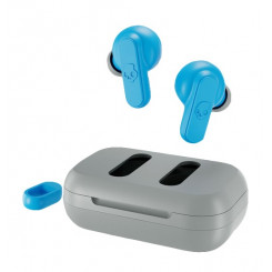 Skullcandy Dime Headset Беспроводные внутриканальные звонки/музыка Micro-USB Bluetooth Синий, Светло-серый