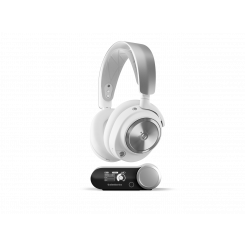 Игровая гарнитура SteelSeries Arctis Nova Pro P Bluetooth, полноразмерная, с шумоподавлением, беспроводная, белая