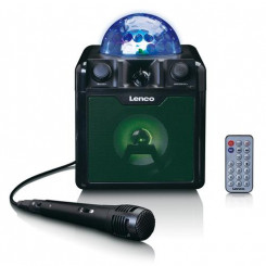 Lenco BTC-055BK loudspeaker 1-way Black Wired & Wireless 8 W