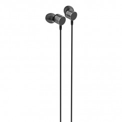 LDNIO HP04 wired in-ear headphones, 3.5mm jack (black)