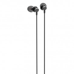 LDNIO HP06 wired in-ear headphones, 3.5mm jack (black)