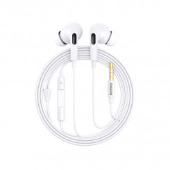 Remax RM-533 headphones, 3.5 mini jack, 1.2m (white)