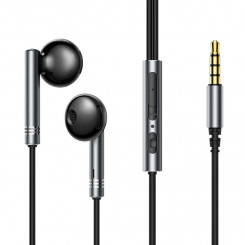 Wired Earphones Joyroom JR-EW06, Half in Ear (Dark Gray)