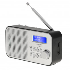 Портативная радиостанция Camry CR 1179 Черный/Серебристый с функцией будильника