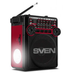 Radio receiver Sven SRP-355 Red