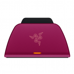 Универсальная подставка для быстрой зарядки Razer для PlayStation 5, Универсальная подставка для быстрой зарядки Razer Cosmic Red для PlayStation 5