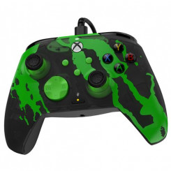 PDP REMATCH GLOW Advanced Wired Controller: Jolt Green, For Xbox Series X S, Xbox One, & Windows 10 / 11 PC