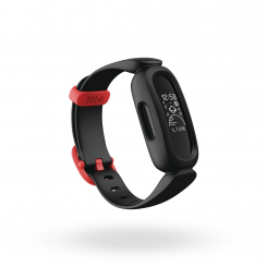 Fitbit Ace 3 Fitness tracker OLED Touchscreen Waterproof Bluetooth Black/Racer Red